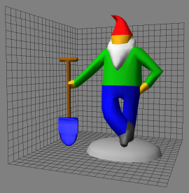 After mirroring alongside the X axis